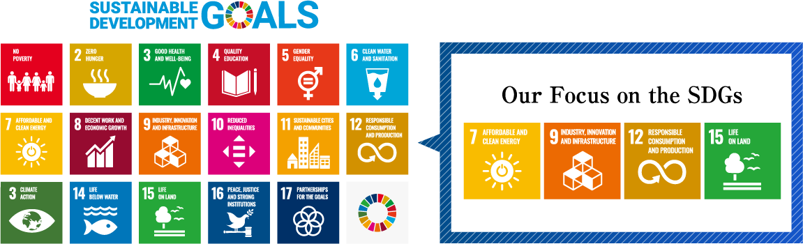 Our Focus on the SDGs